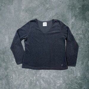 Y2K Old Navy Soft Dark Gray Long Sleeve Lounge Wear Women’s Large